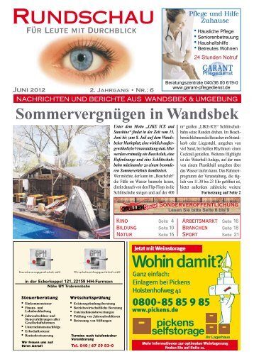 Wandsbek - Rundschau – Für Leute mit Durchblick