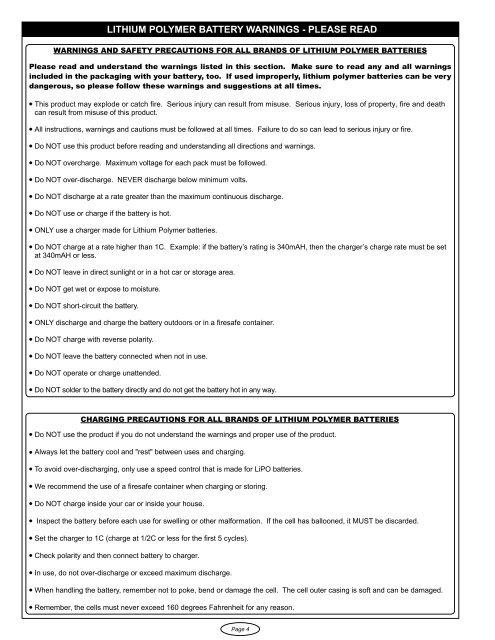 assembly instructions - Media.hobbypeople.net - Global Hobby ...