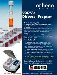 COD Vial Disposal Program - Orbeco-Hellige