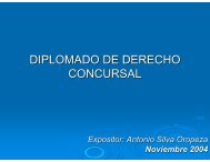 DIPLOMADO DE DERECHO CONCURSAL - Instituto Federal de ...