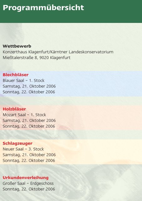 in KLEINEN GRUP PEN - Österreichischer Blasmusikverband