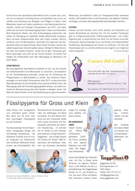 Ausgabe September 2011 - Zimmerberg-Magazin
