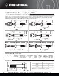 Melt Bolt RTD Catalog / Specifications - Durex Industries