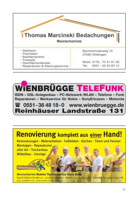 Nachrichten - Werbegemeinschaft Geismar-Treuenhagen