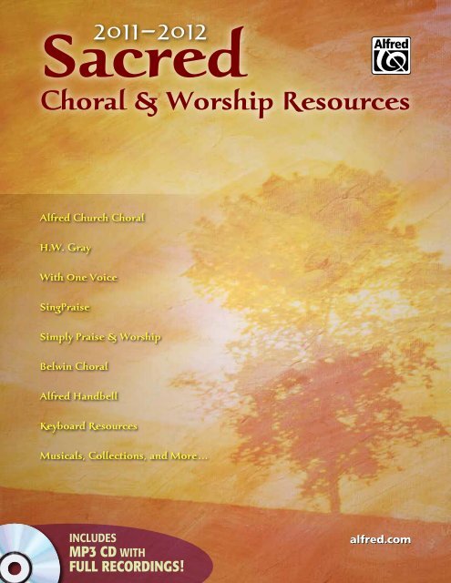 Sacred Choral & Worship Resources - Alfred Music Publishing