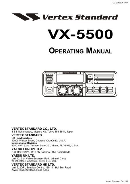 Vx 5500 Manuel Lauttamus Communications