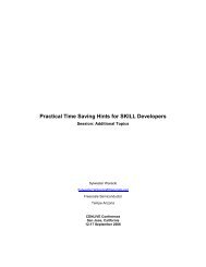 Practical Time Saving Hints for SKILL Developers