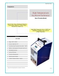 High Temperature Dry Block Calibrator - Prisma Instruments