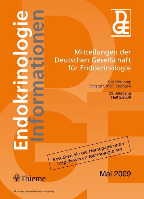 Mai 2009 - Deutsche Gesellschaft für Endokrinologie