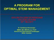 Program for Optimal STEMI management in sri lanka