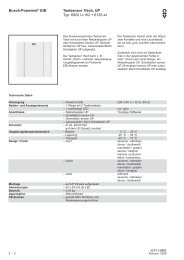 Technisches Handbuch - BUSCH-JAEGER Katalog