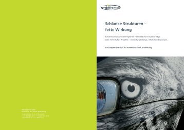 Schlanke Strukturen – fette Wirkung - diffrent design GmbH