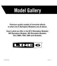 Line 6 Stompbox Model Gallery - Revision D - Musifex