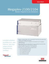 Megaplex-2100/2104 - RAD TÃƒÂœRKÃ„Â°YE Data Communications