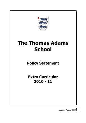 The Thomas Adams School