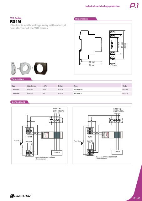 Smart earth leakage protection - Circutor