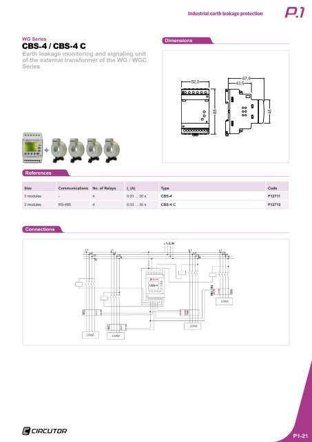 Smart earth leakage protection - Circutor