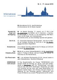 Info-Blatt 02, 17 Januar 2010 - Kirchengemeinde St. Marien und St ...