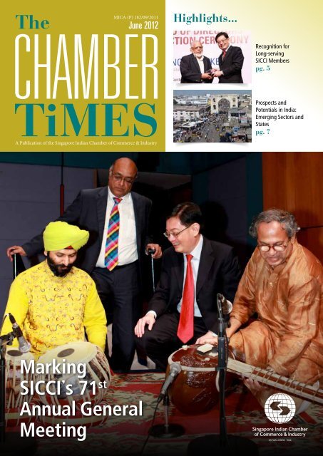 25 June 2012 - Singapore Indian Chamber of Commerce and Industry