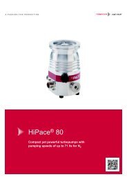 HiPaceÂ® 80 - Pfeiffer Vacuum