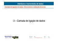 3.a2-Camada de Ligacao de dados. Probabilidade e deteccao de ...