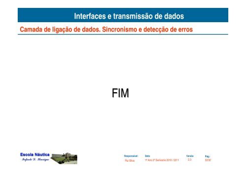 3.a2-Camada de Ligacao de dados. Probabilidade e deteccao de ...