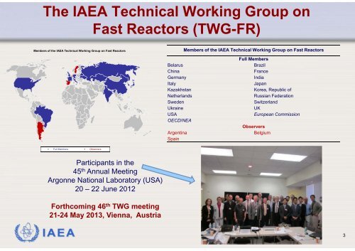 IAEA R&D Activities in Support of the Innovative Fast Reactor ...