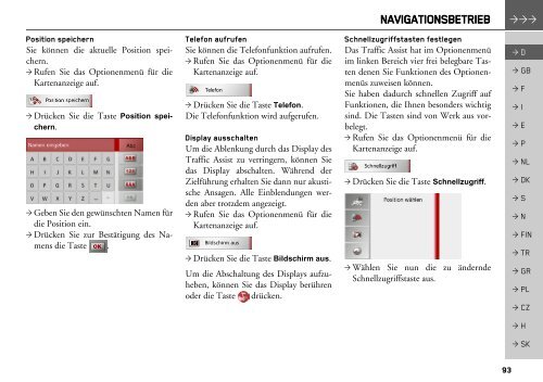 Bedienungsanleitung - mobilenavigation.mybecker.com - Harman ...