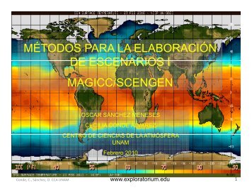 mÃ©todos para la elaboraciÃ³n de escenarios i magicc/scengen