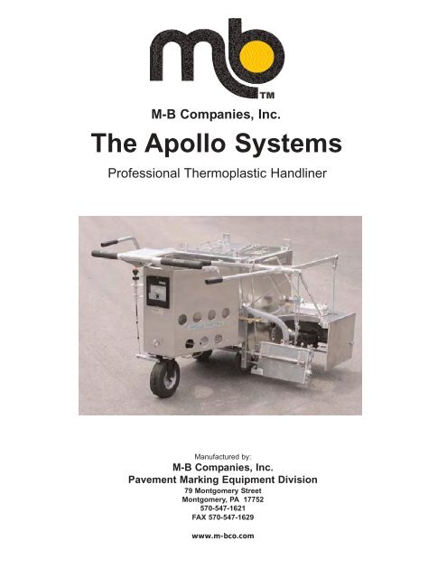Apollo Thermoplastic Hand Application Systems 2009