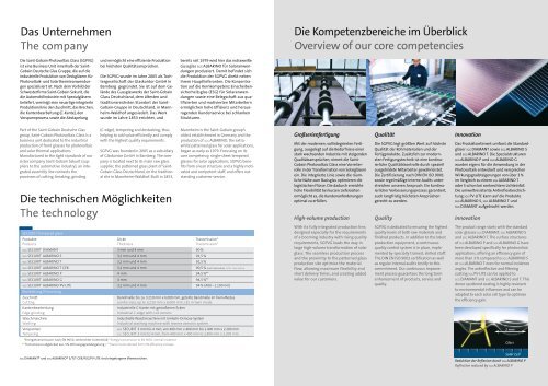 Prospekt Deggendorf 2006 II - Saint-Gobain Solar Glass