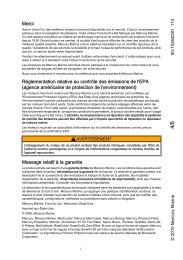 Operational manual - Mercury