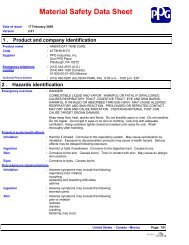 Amershield Color Chart