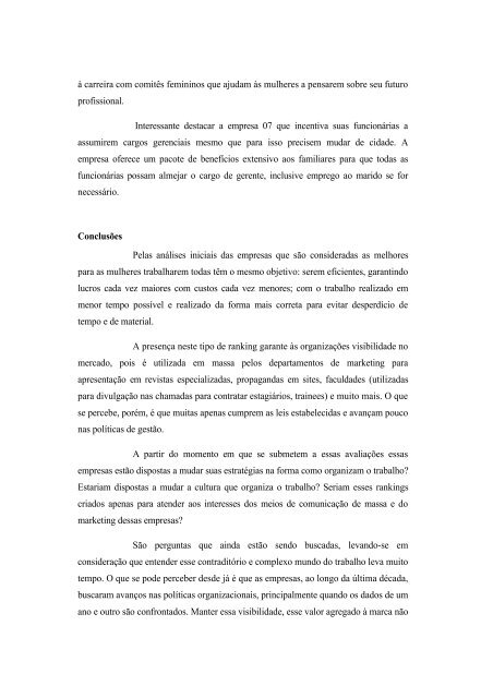 AS MULHERES E O MERCADO DE TRABALHO â UMA ANÃLISE ...