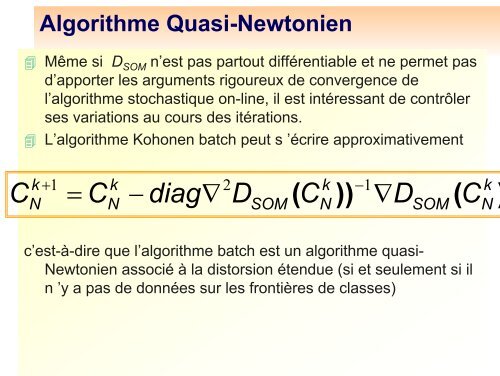 Algorithme de Kohonen : classification et analyse exploratoire des ...