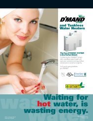 D'Mand System and Tankless Water Heaters - Taco-Hvac