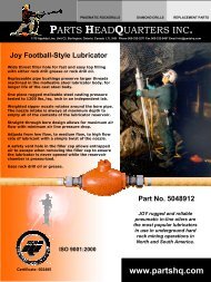 JOY Football Style Lubricator - Parts HeadQuarters Inc