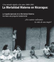La Mortalidad Materna en Nicaragua - Sidoc