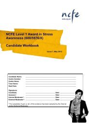 Candidate Workbook - NCFE