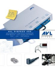 AVL DiSpeed 492 Produktfolder - AVL DiTEST