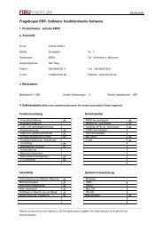 Fragebogen ERP- Software - Rechnungswesen-Portal.de