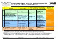 Schmerzkonzept der Klinik für Visceral-, Thorax- und Gefäßchirurgie ...