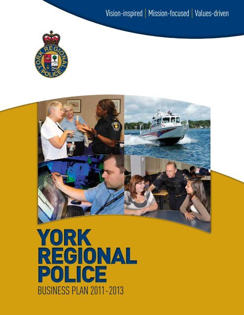 Business Plan 2011-2013 - York Regional Police