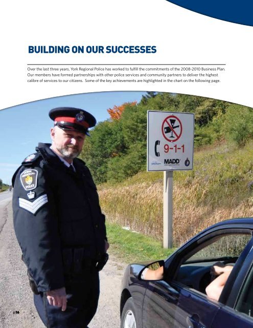 Business Plan 2011-2013 - York Regional Police