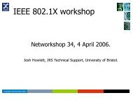 IEEE 802.1X workshop