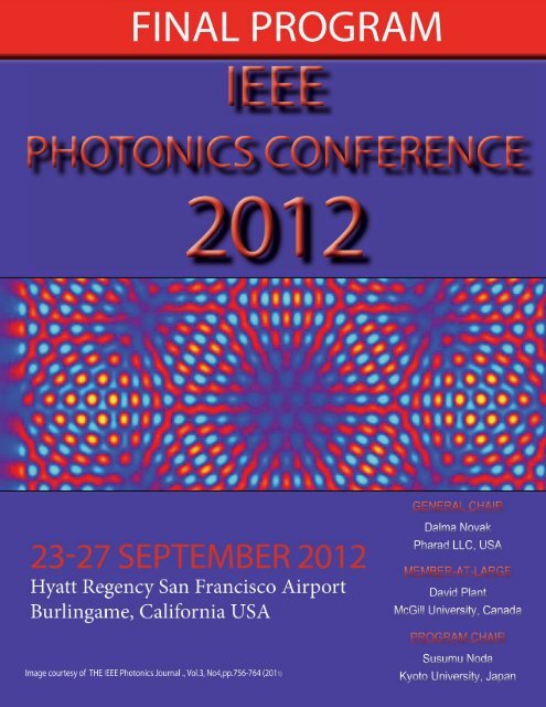 technical program wednesday 26 september 2012 - IEEE Photonics ...