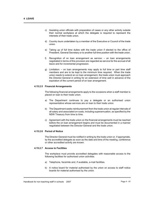 1 general conditions of employment - Department of Education and ...