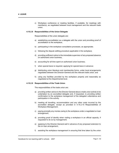 1 general conditions of employment - Department of Education and ...