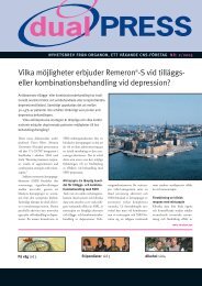 eller kombinationsbehandling vid depression? - MSD