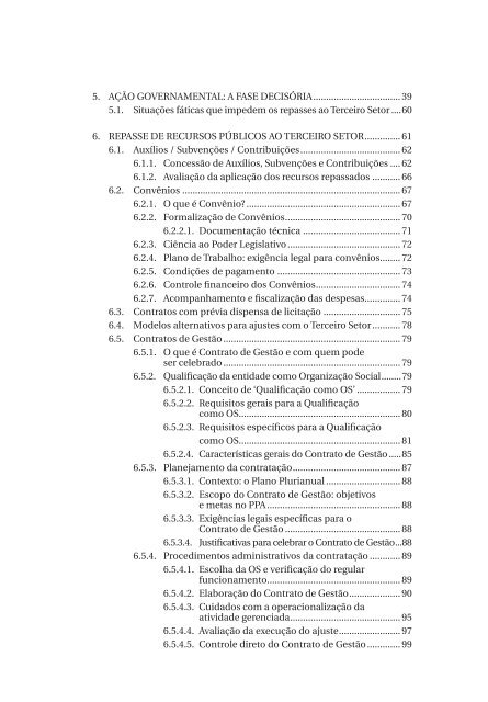 Repasses PÃºblicos ao Terceiro Setor - Tribunal de Contas do ...